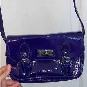 Patent faux leather Kenneth Cole reaction bag